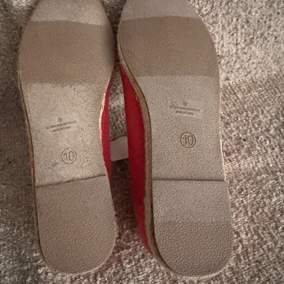 Womens GoldToe Espadrille Peeptoe Wedges Size 10. NWT - Picture 5 of 5